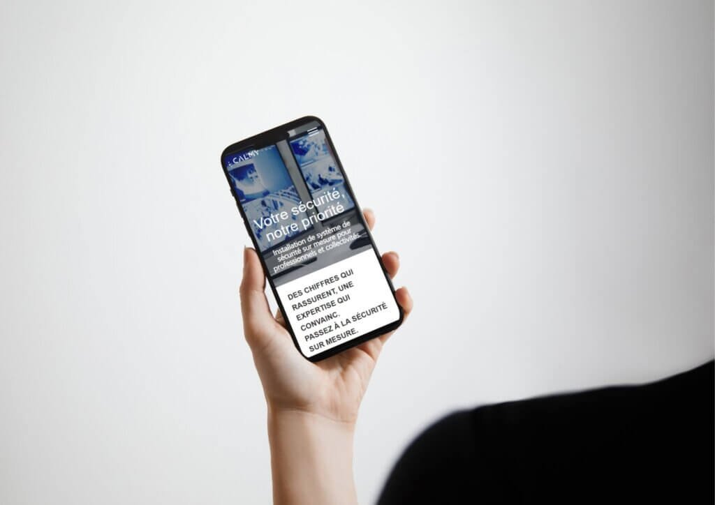 image version mobile site web Calmy Sûreté